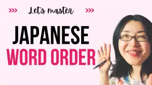 japanese word order
